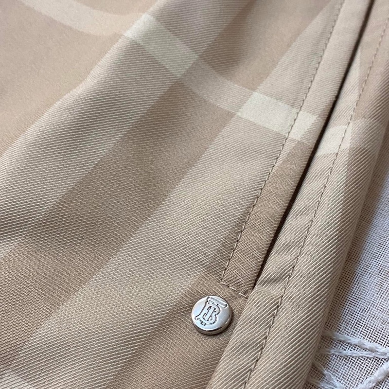 BURBERRY英國黑標米色格紋洋裝UK6-10