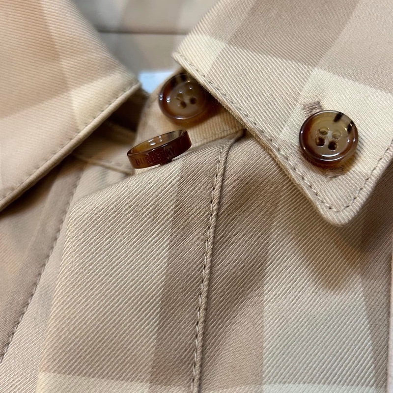 BURBERRY英國黑標米色格紋洋裝UK6-12