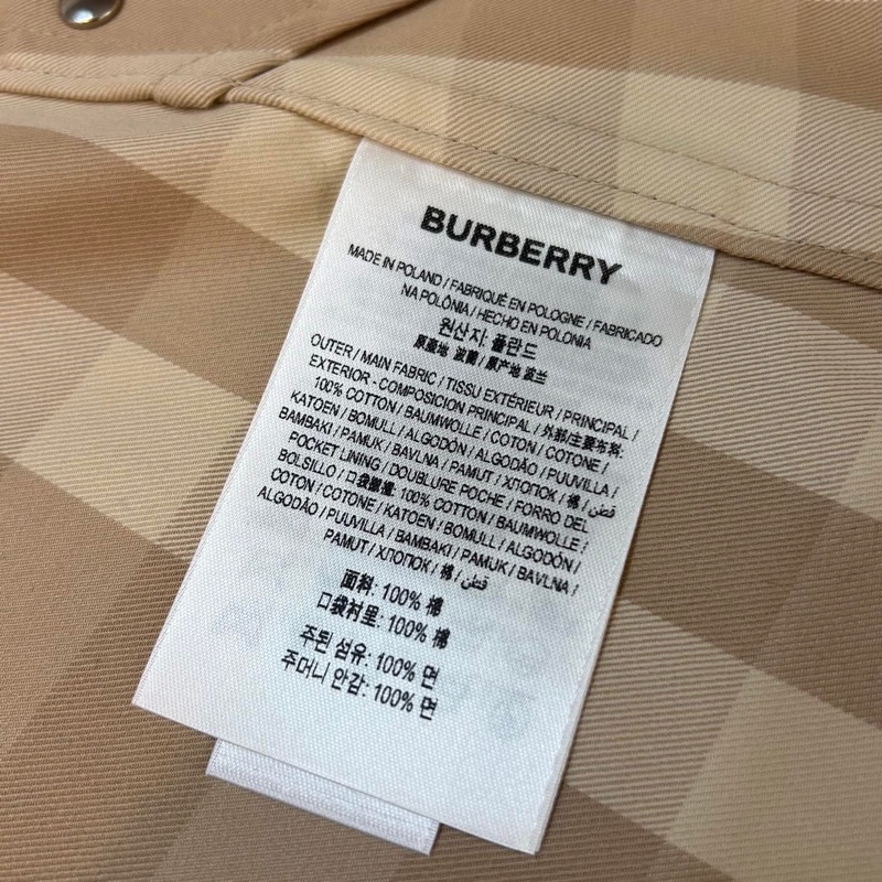 BURBERRY英國黑標米色格紋洋裝UK6-15