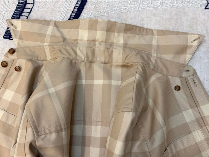 BURBERRY英國黑標米色格紋洋裝UK6-16
