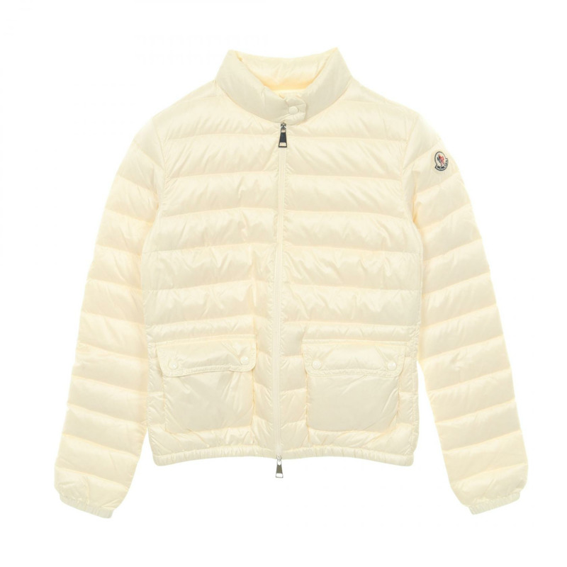 MONCLER LANS 尼龍羽絨外套 米色 #00 二手女款-0