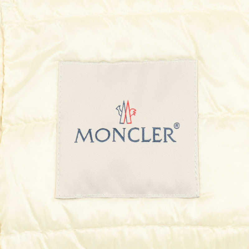 MONCLER LANS 尼龍羽絨外套 米色 #00 二手女款-2