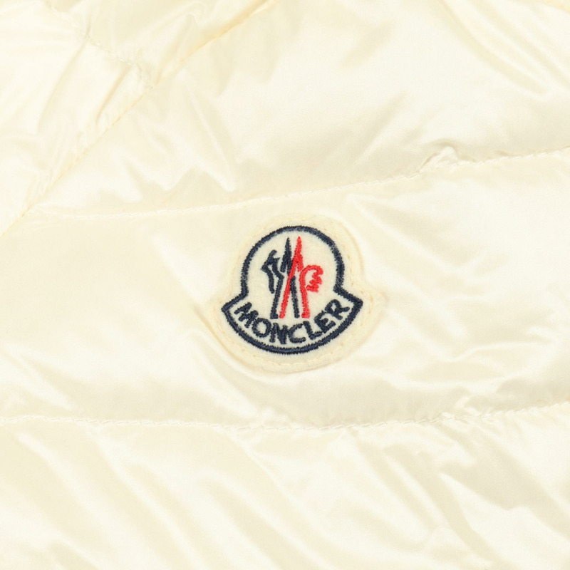 MONCLER LANS 尼龍羽絨外套 米色 #00 二手女款-5