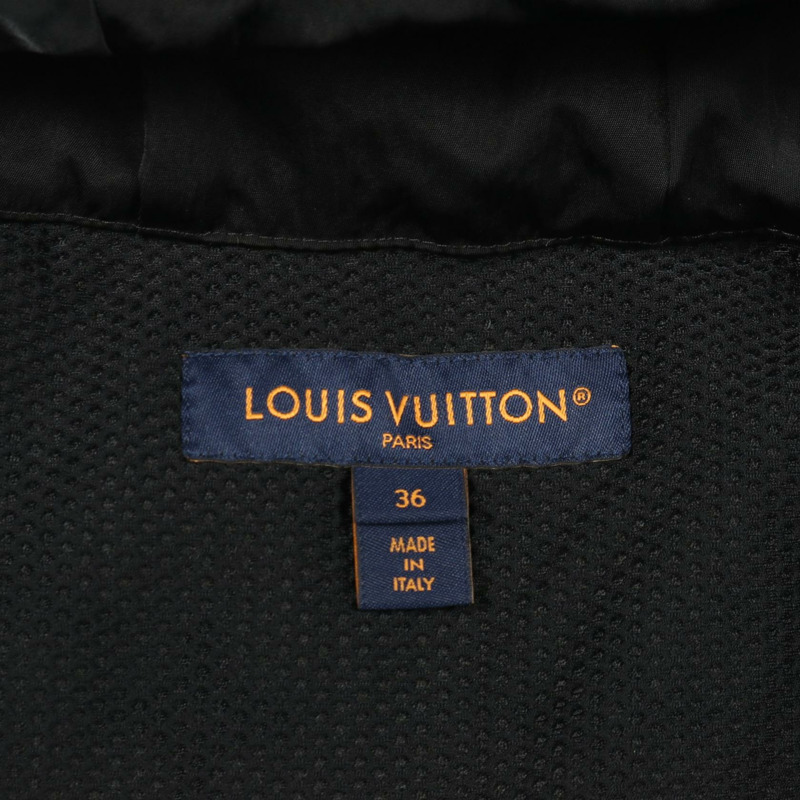 路易威登 Monogram Teddy Peplum 背心 尼龍羊毛腈綸 黑白 #36 女款-2