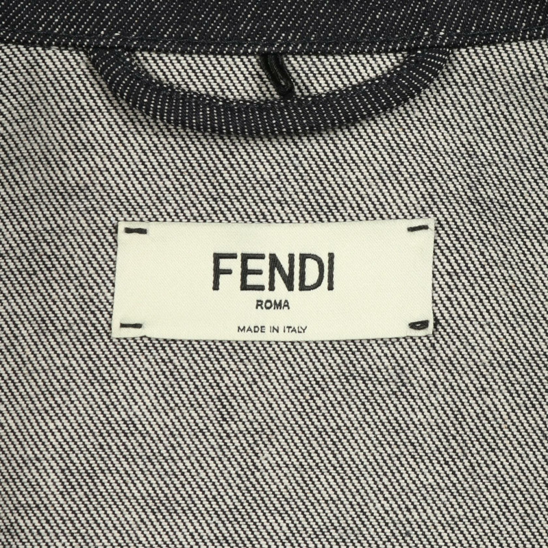 FENDI 女士棉質連身裙，灰色，#36，二手女款-3