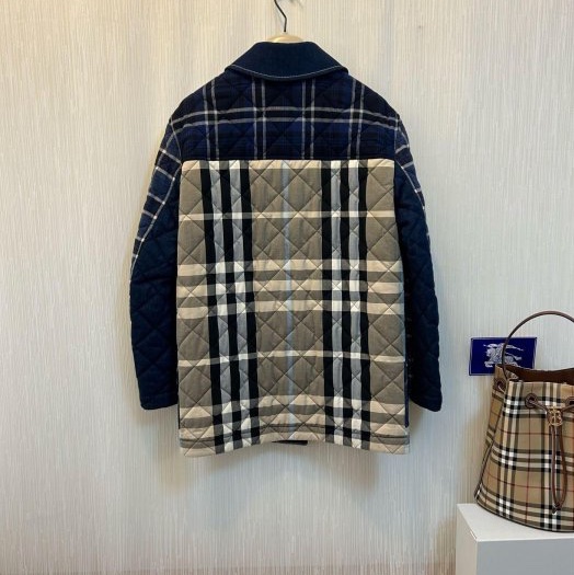 BURBERRY英國黑標牛仔絎縫外套XS-4