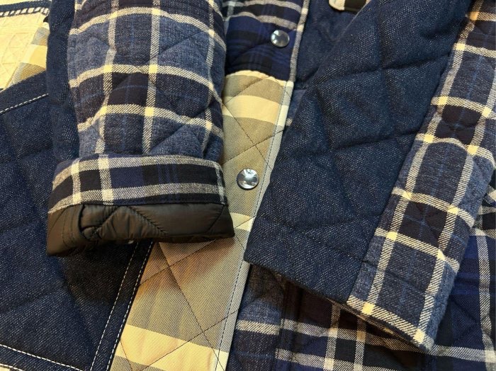 BURBERRY英國黑標牛仔絎縫外套XS-6