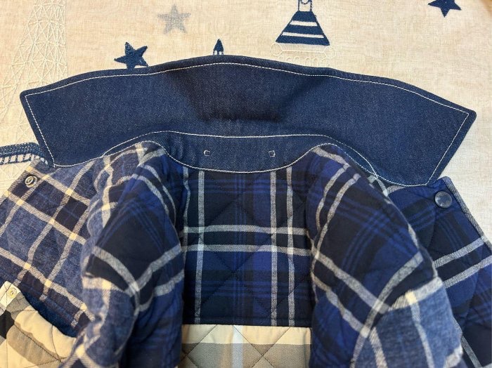 BURBERRY英國黑標牛仔絎縫外套XS-10