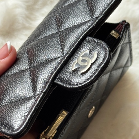 香奈兒26P 單層拉鍊卡包 2026購證