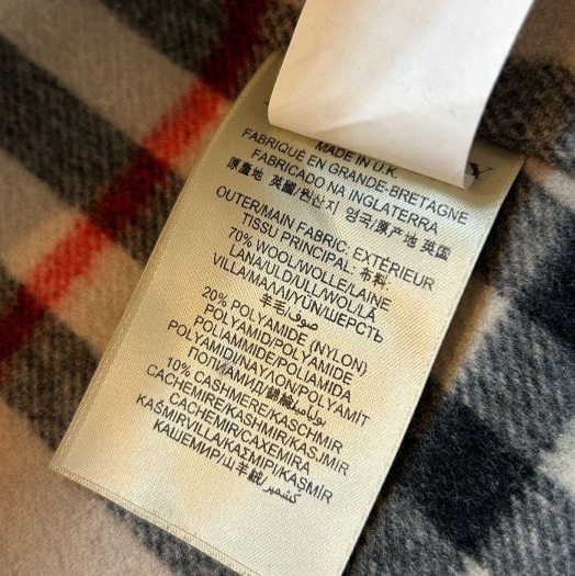 BURBERRY 英國黑標格紋內搭背心UK6-8