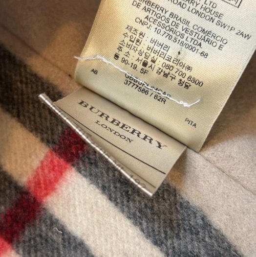BURBERRY 英國黑標格紋內搭背心UK8-10
