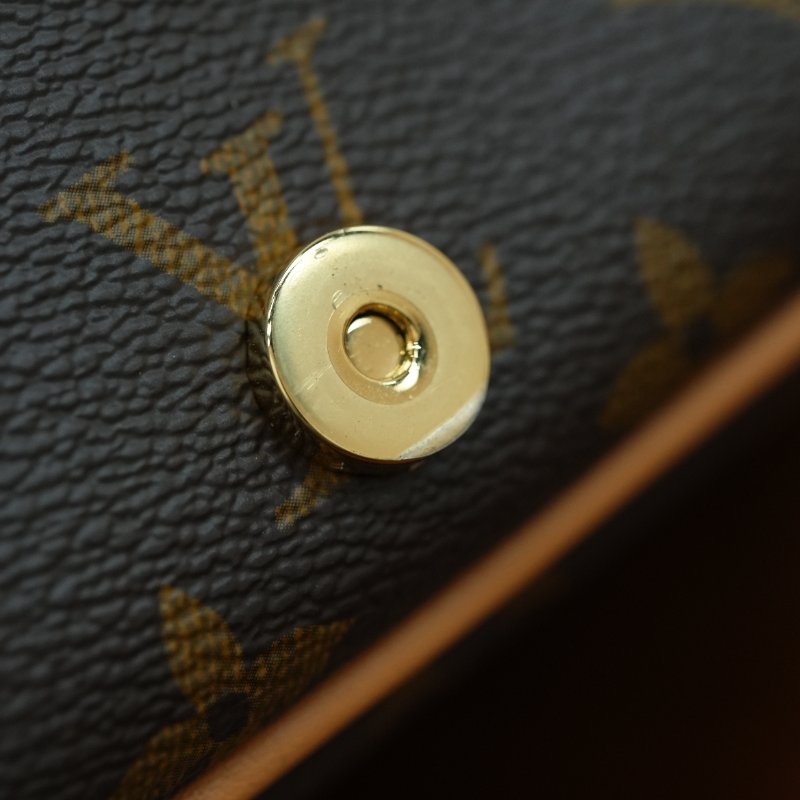 近全新 LouisVuitton/路易威登 Diane法棍包 黑色肩带 单肩包-15