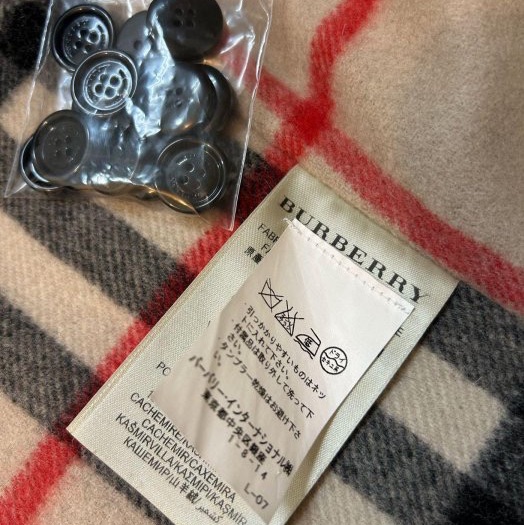 BURBERRY 英國黑標格紋羊毛背心UK4-9