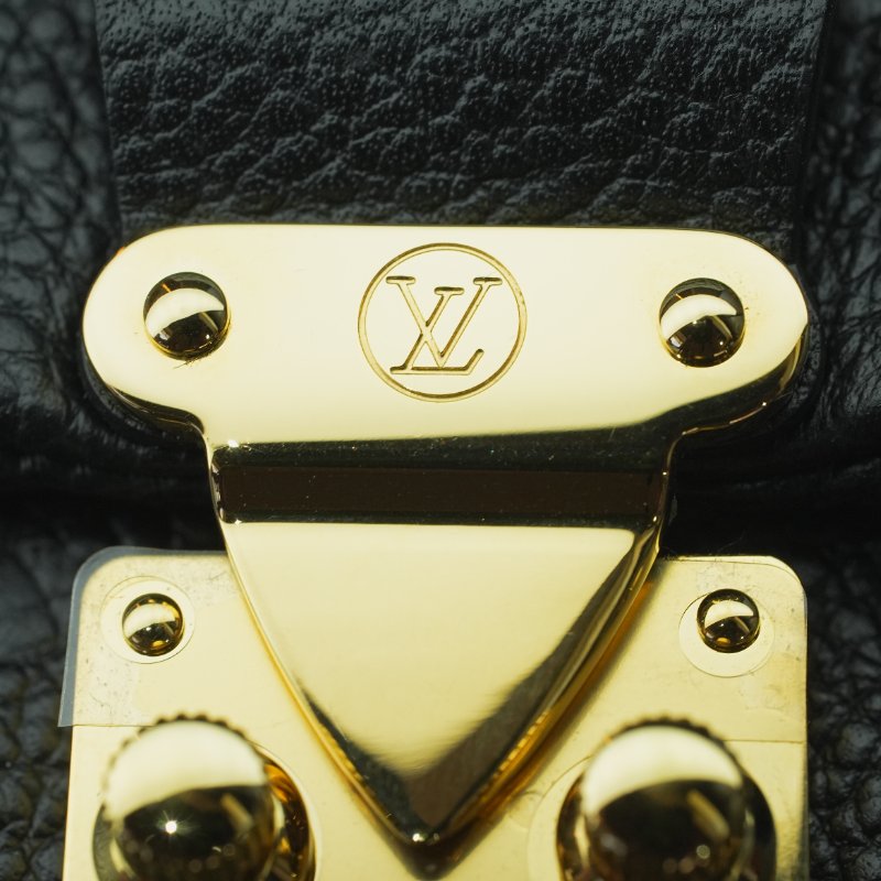 LouisVuitton/路易威登 黑牛皮壓紋Madeleine NANO 瑪德琳 鏈條斜挎包 芯片款-16