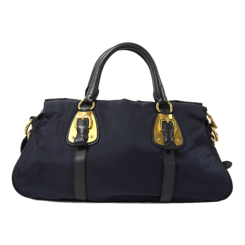 PRADA 尼龍2 Way Shoulder Bag金扣手挽肩背兩用袋-1