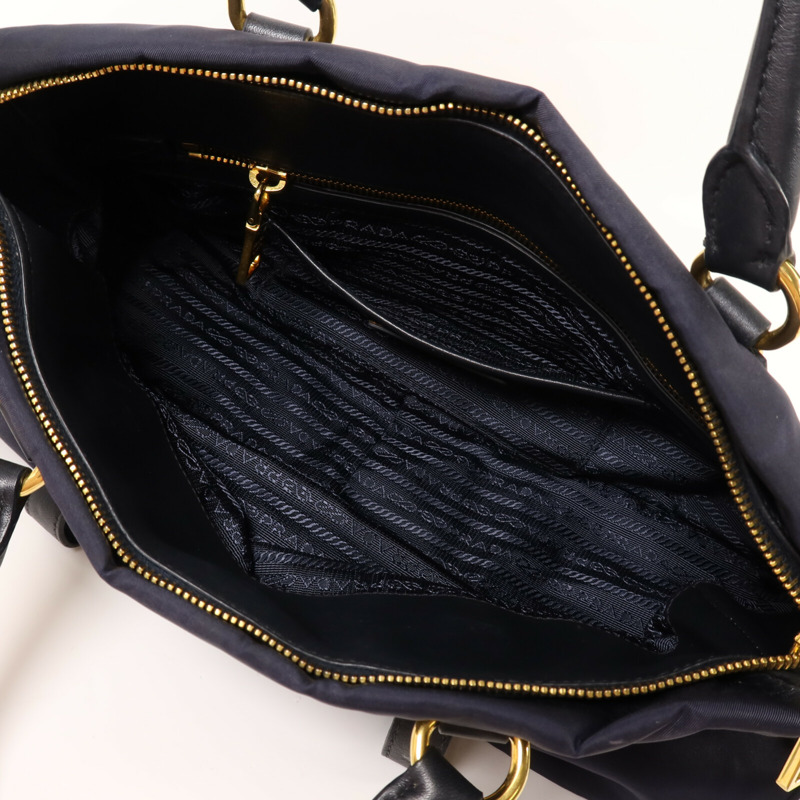 PRADA 尼龍2 Way Shoulder Bag金扣手挽肩背兩用袋-4