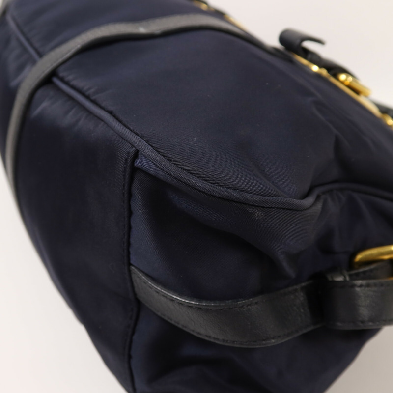 PRADA 尼龍2 Way Shoulder Bag金扣手挽肩背兩用袋-9