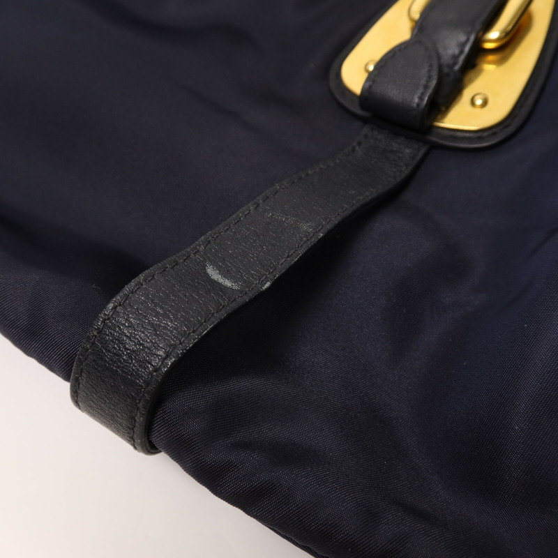 PRADA 尼龍2 Way Shoulder Bag金扣手挽肩背兩用袋-12