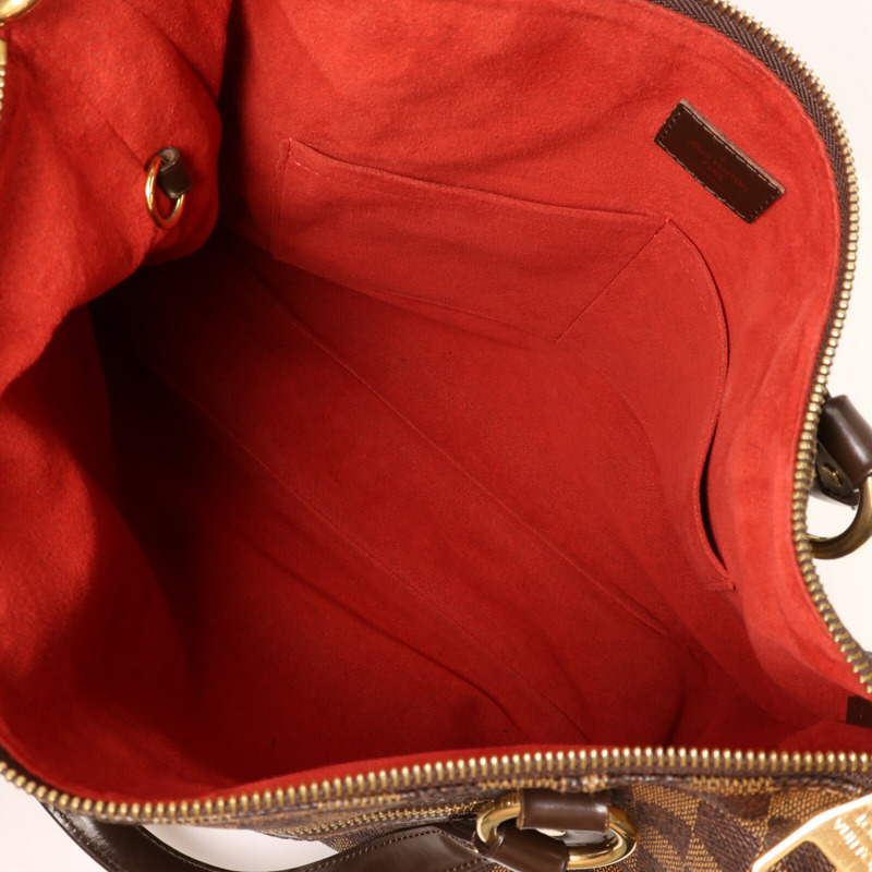 LOUIS VUITTON Damier Evora MM金扣手挽肩背兩用袋-4