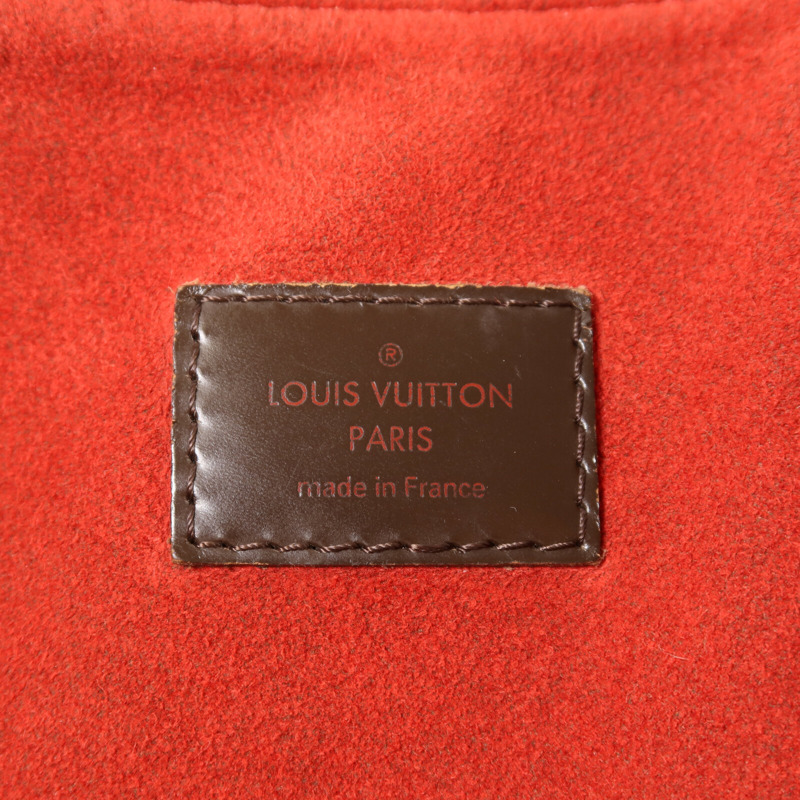 LOUIS VUITTON Damier Evora MM金扣手挽肩背兩用袋-5