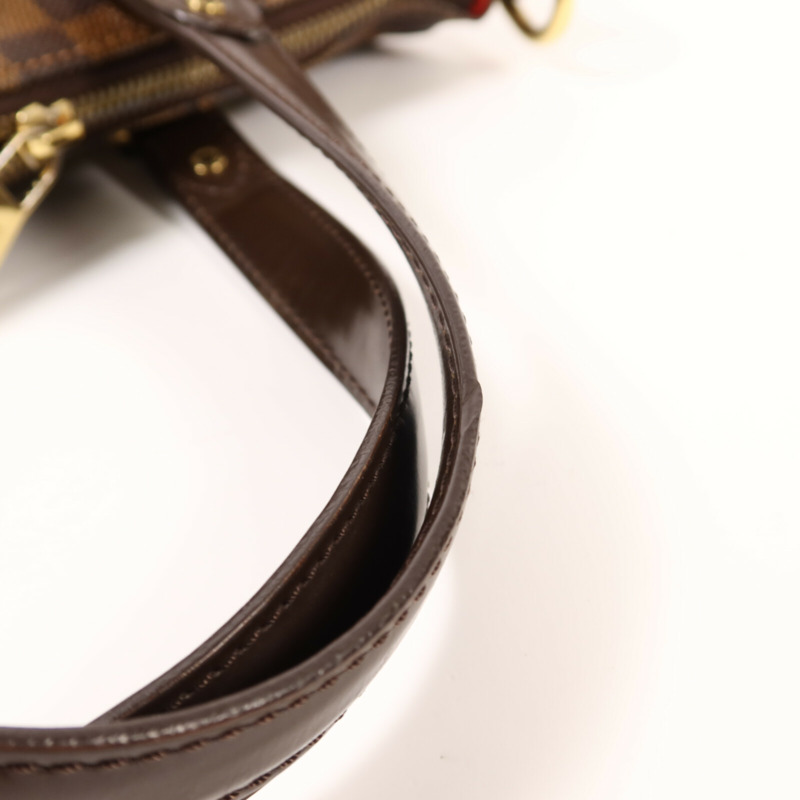 LOUIS VUITTON Damier Evora MM金扣手挽肩背兩用袋-13