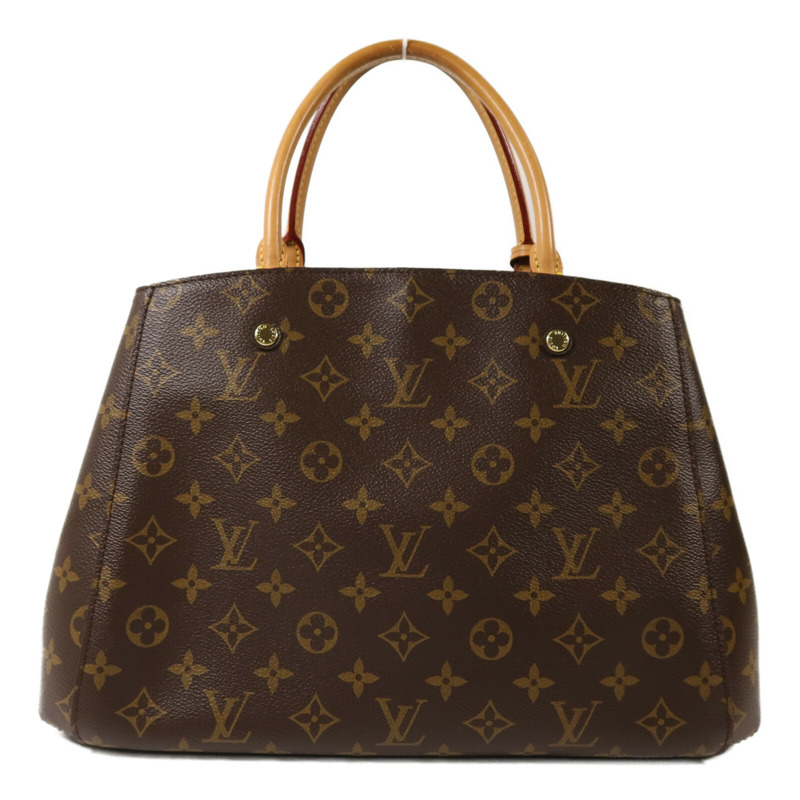 LOUIS VUITTON Monogram Montaigne BB金扣手挽肩背兩用袋-1