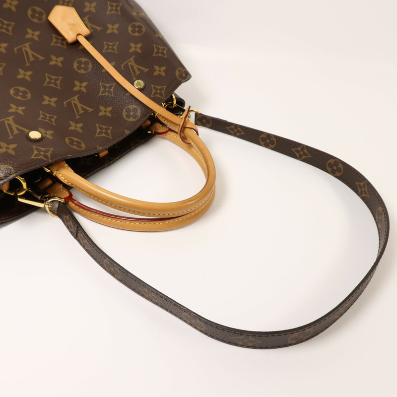 LOUIS VUITTON Monogram Montaigne BB金扣手挽肩背兩用袋-7