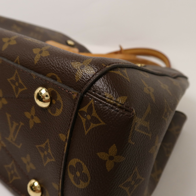 LOUIS VUITTON Monogram Montaigne BB金扣手挽肩背兩用袋-10