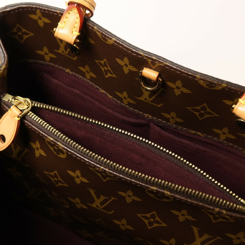 LOUIS VUITTON Monogram Montaigne BB金扣手挽肩背兩用袋-15