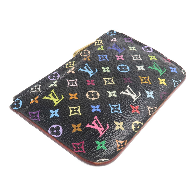 LOUIS VUITTON Monogram Multicolore Card Case金扣卡片套-3