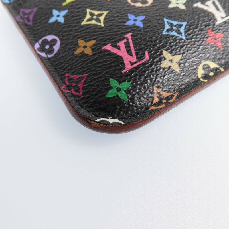 LOUIS VUITTON Monogram Multicolore Card Case金扣卡片套-7