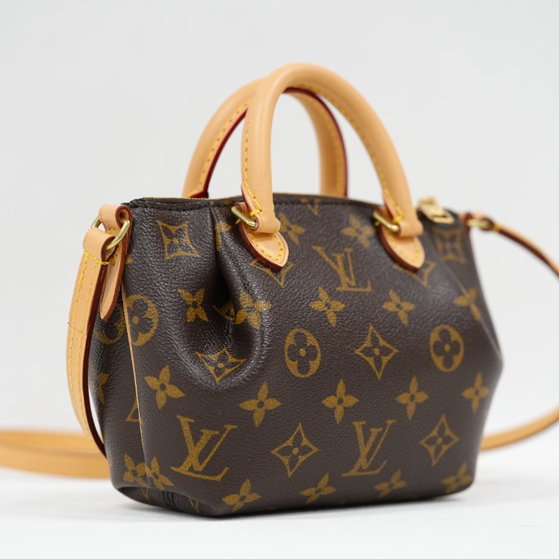 LouisVuitton/路易威登 Monogram Turenne NANO 中古餃子包 斜背包-3