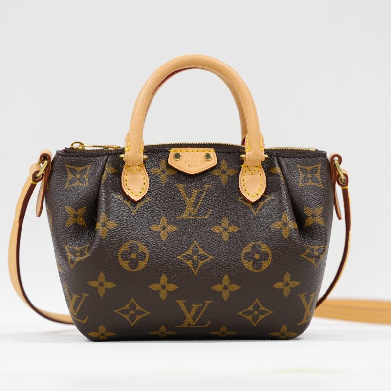 LouisVuitton/路易威登 Monogram Turenne NANO 中古餃子包 斜背包-9