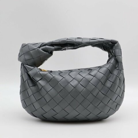 BOTTEGA VENETA Mini jodie和尚包 - 深灰藍