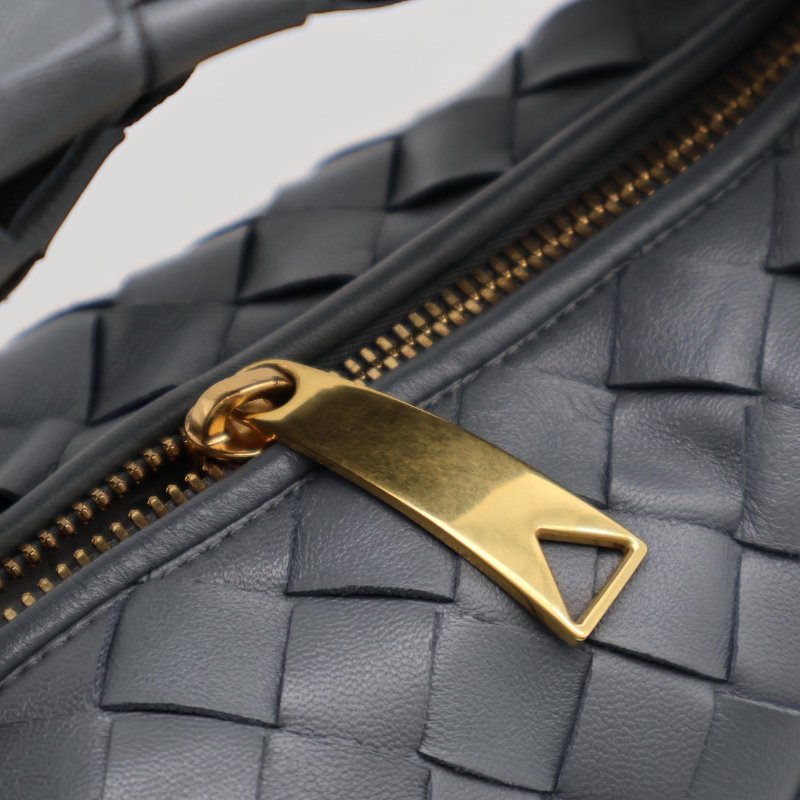 BOTTEGA VENETA Mini jodie和尚包 - 深灰藍-3