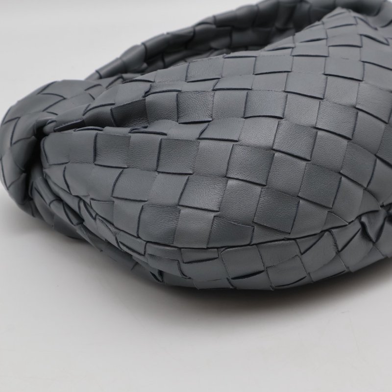 BOTTEGA VENETA Mini jodie和尚包 - 深灰藍-4