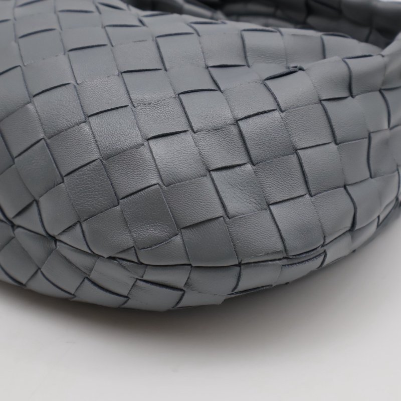 BOTTEGA VENETA Mini jodie和尚包 - 深灰藍-5