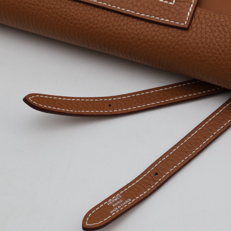 HERMES Halzan 25 - 金棕銀 K-4