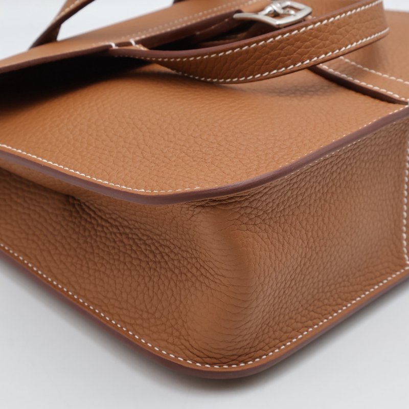 HERMES Halzan 25 - 金棕銀 K-6