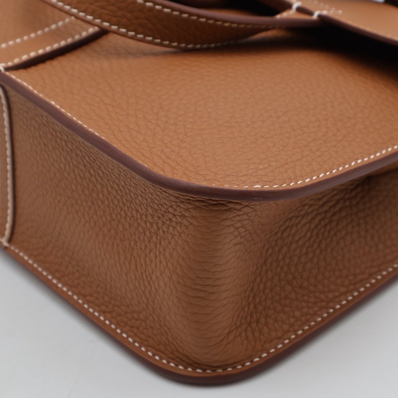 HERMES Halzan 25 - 金棕銀 K-7