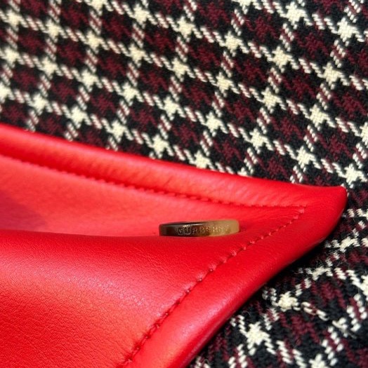 BURBERRY英國黑標酒紅格紋羊毛裙UK6-9