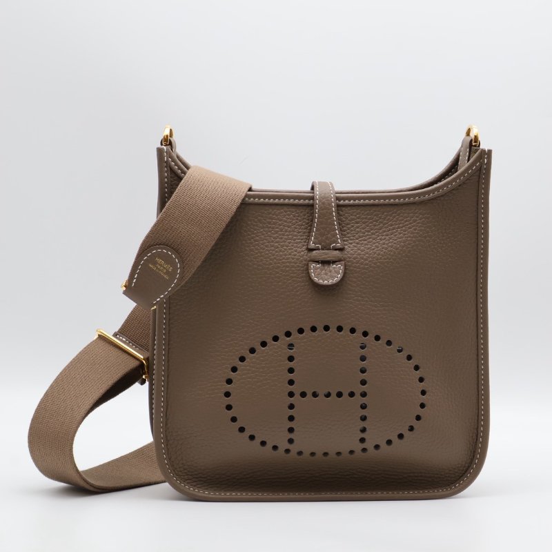 HERMES Evelyne 23 - 灰金 K-0