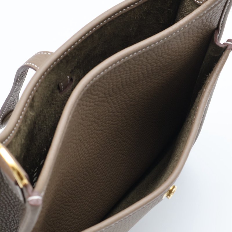 HERMES Evelyne 23 - 灰金 K-3