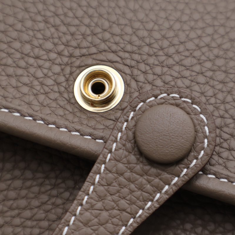 HERMES Evelyne 23 - 灰金 K-5