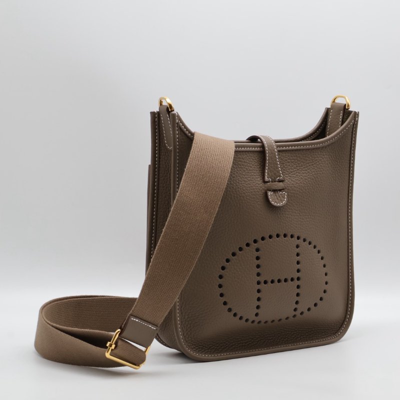 HERMES Evelyne 23 - 灰金 K-13