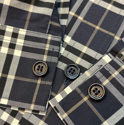 BURBERRY英國黑標男款格紋襯衫M-6