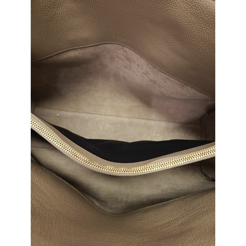 【包稅】SAINT LAURENT 米色 Sac De Jour 超薄托特包 斜背包 大號-3