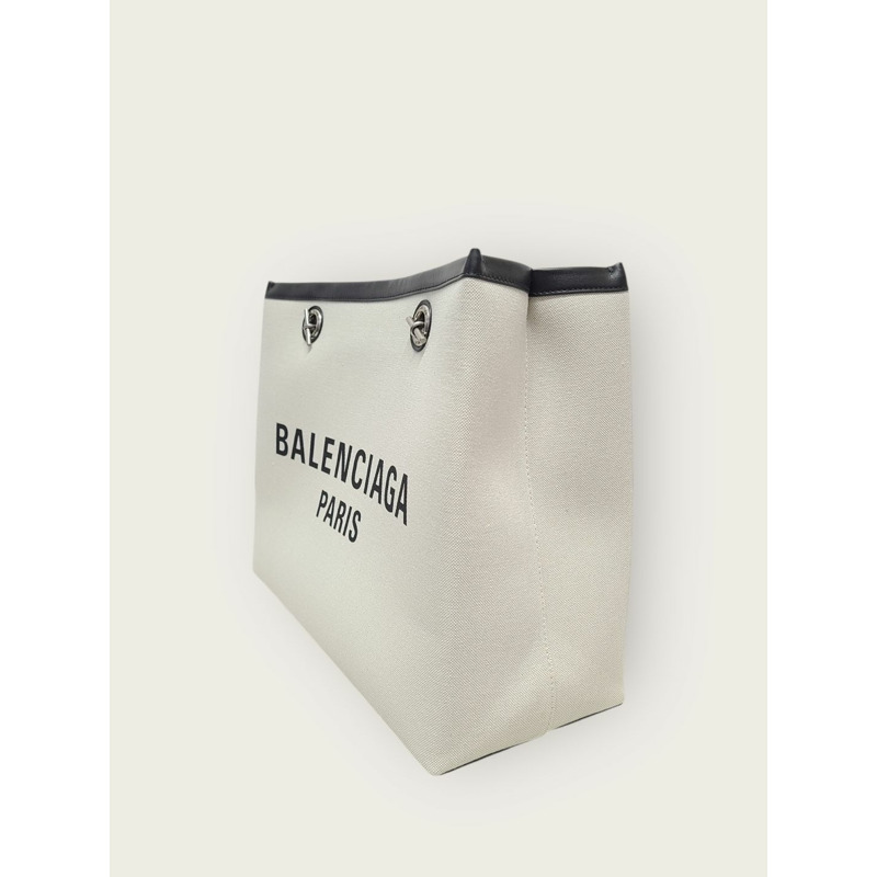 【包稅】BALENCIAGA 巴黎標誌天然中型手提單肩包-1