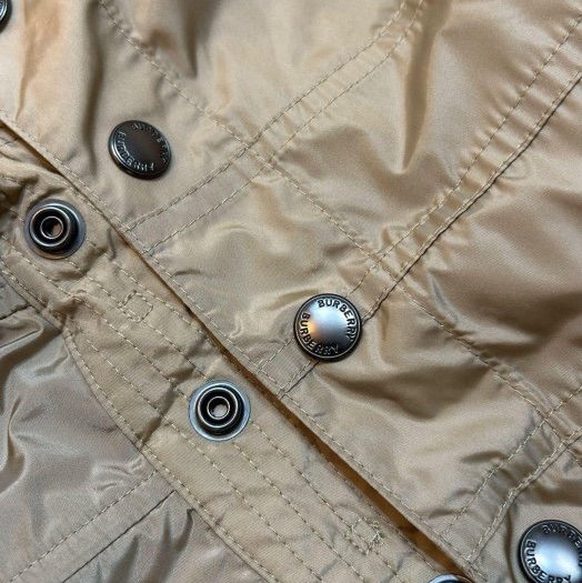 BURBERRY英國蜜色塔夫綢風雪大衣UK6-11