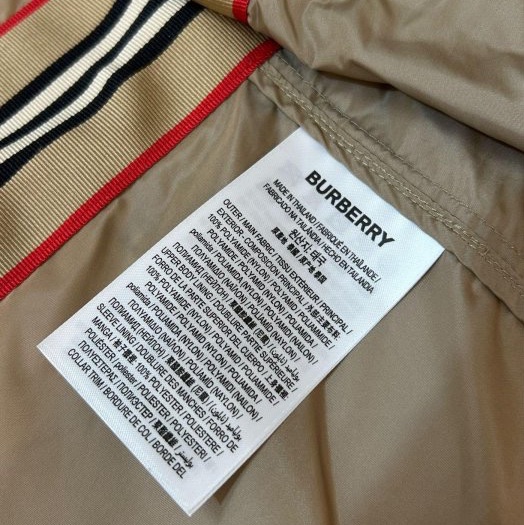 BURBERRY英國蜜色塔夫綢風雪大衣UK6-14